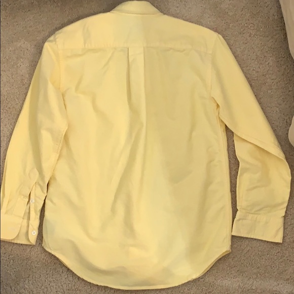 yellow ralph lauren oxford shirt